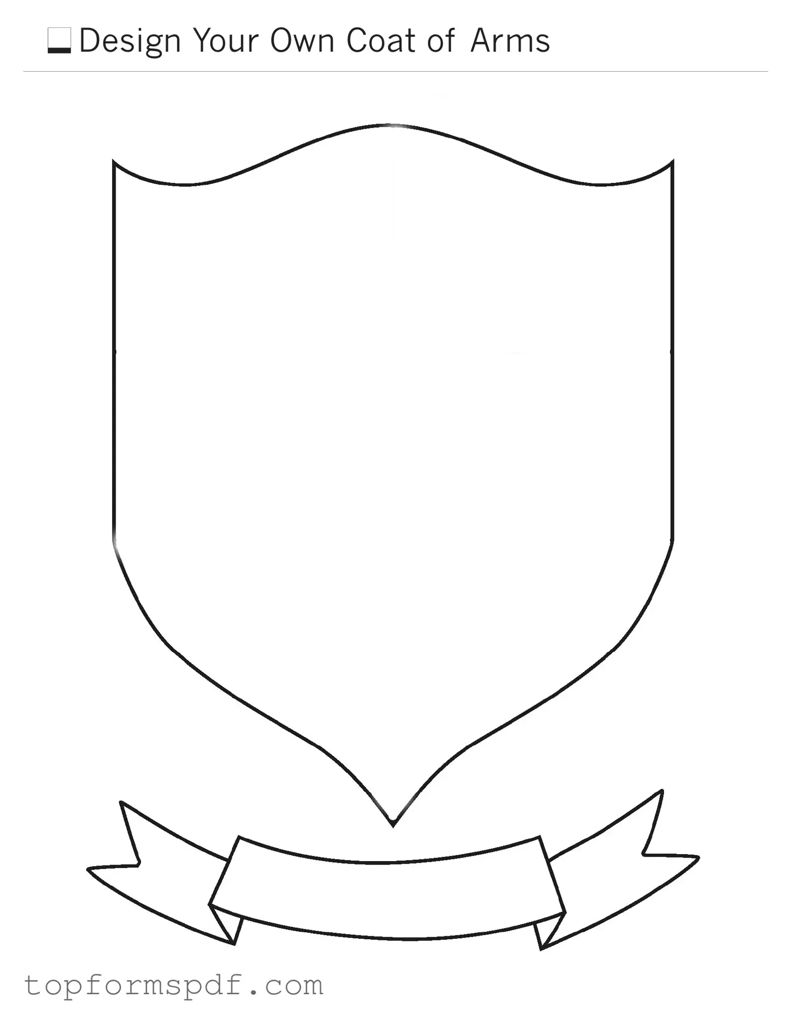 Coat Of Arms Template