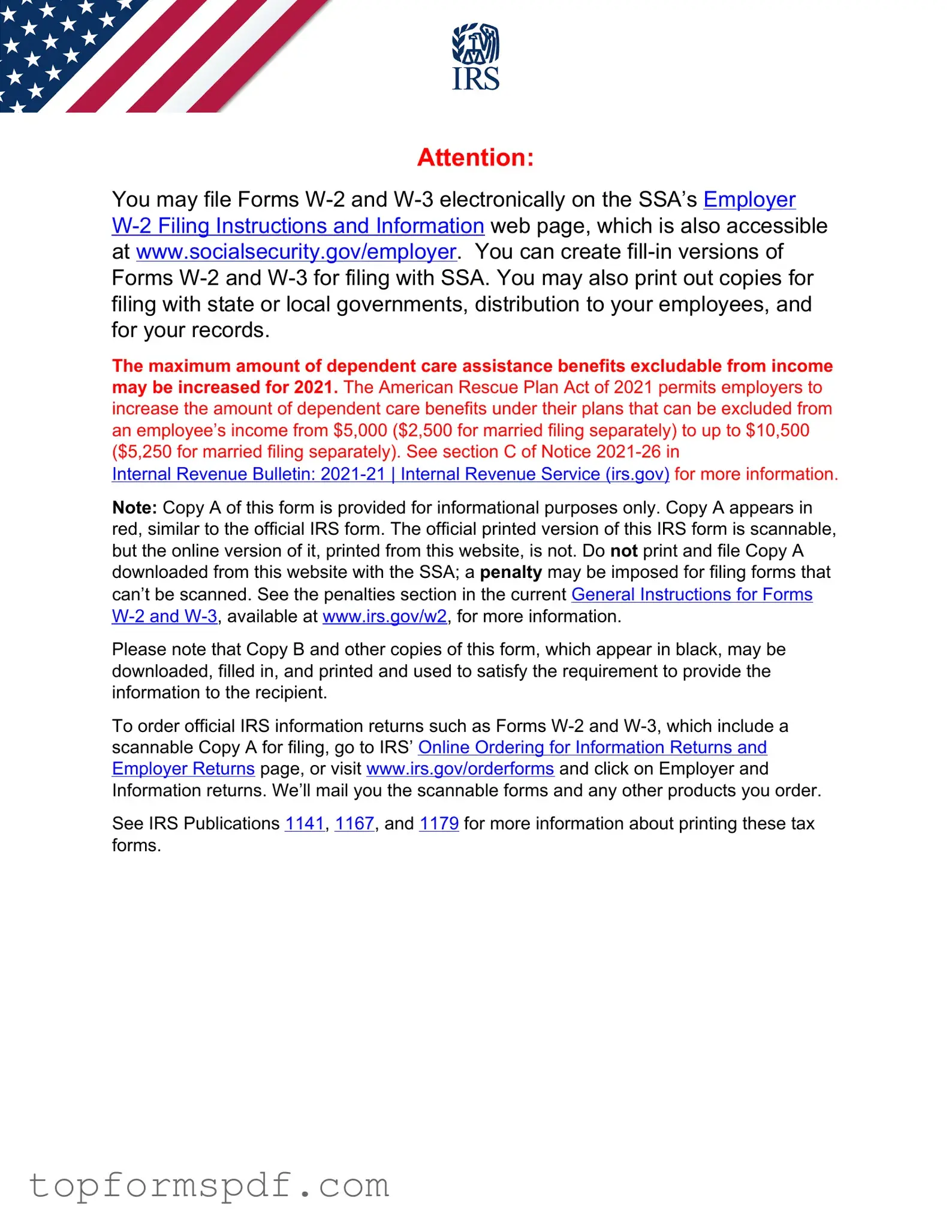 IRS W-2 Template